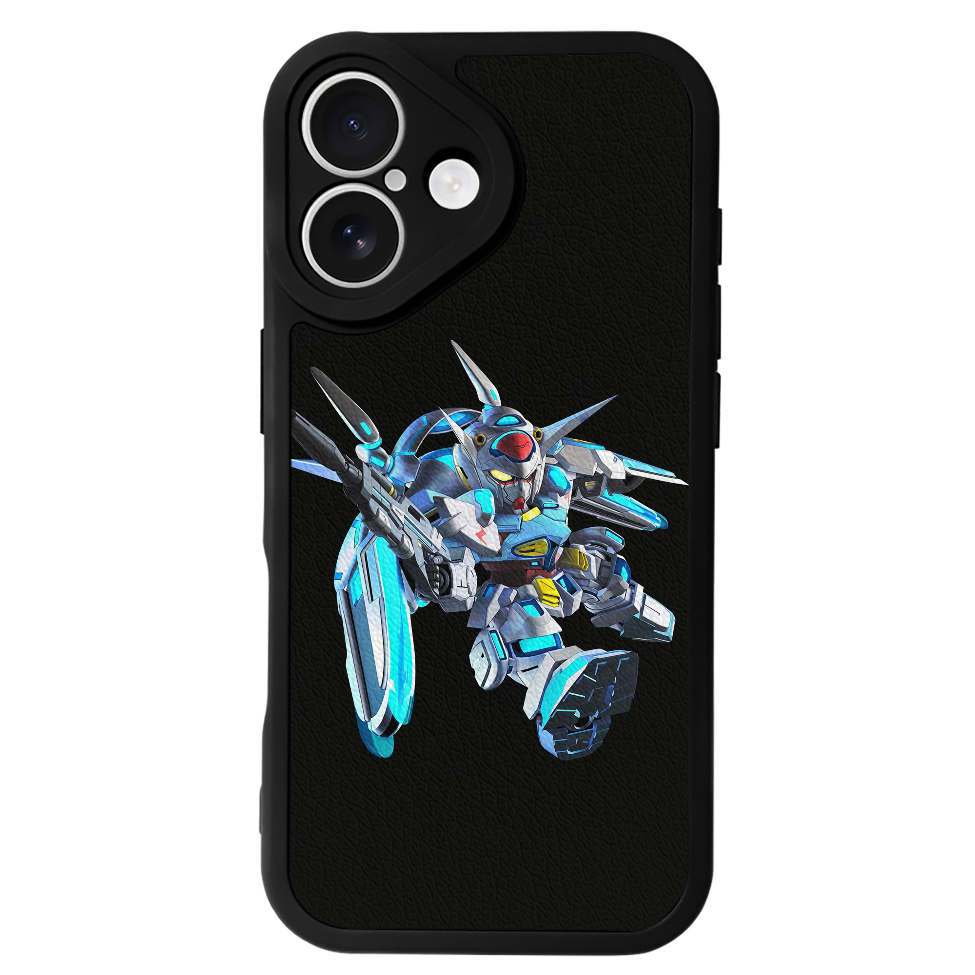 （画像用） 機動戦士ガンダム Mobile Suit Gundam 【iPhone 16シリーズ対応】シリコンスマホケース（レザー調） 材質：シリコン